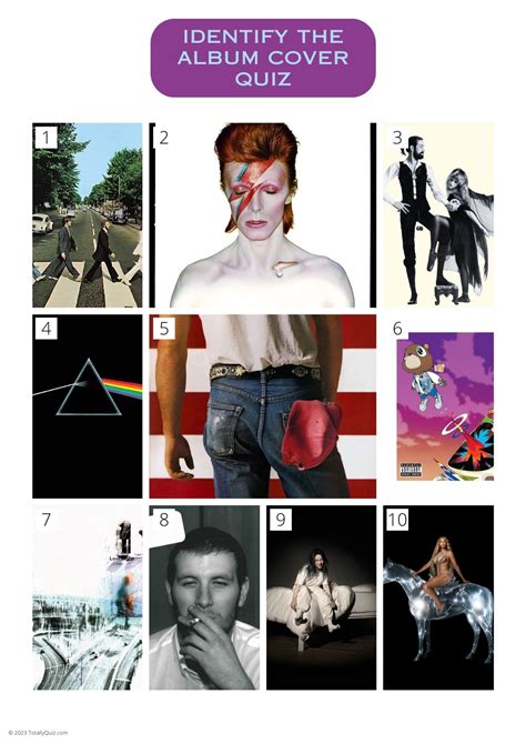 iconic album covers quiz